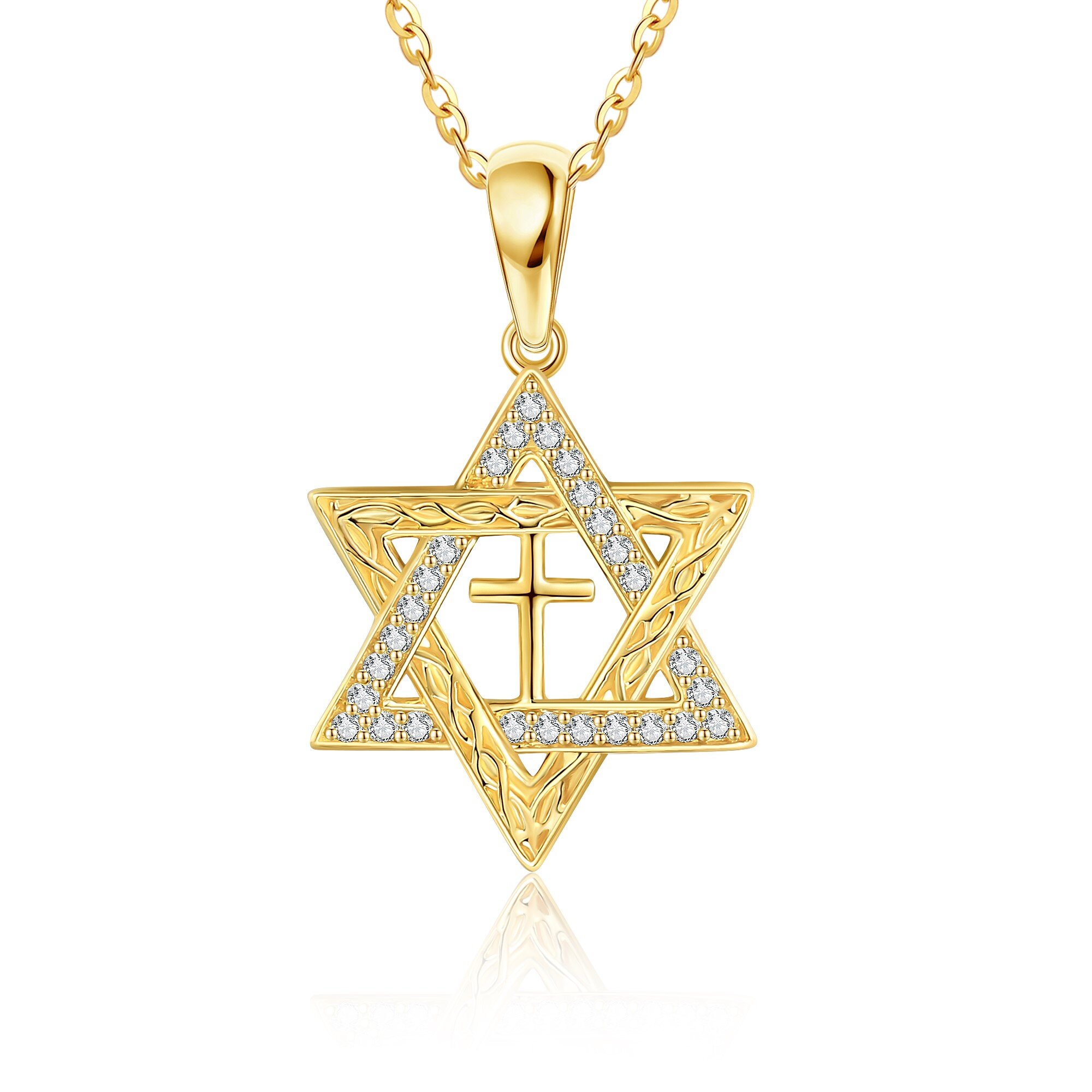 14K Yellow Gold Cir… - image