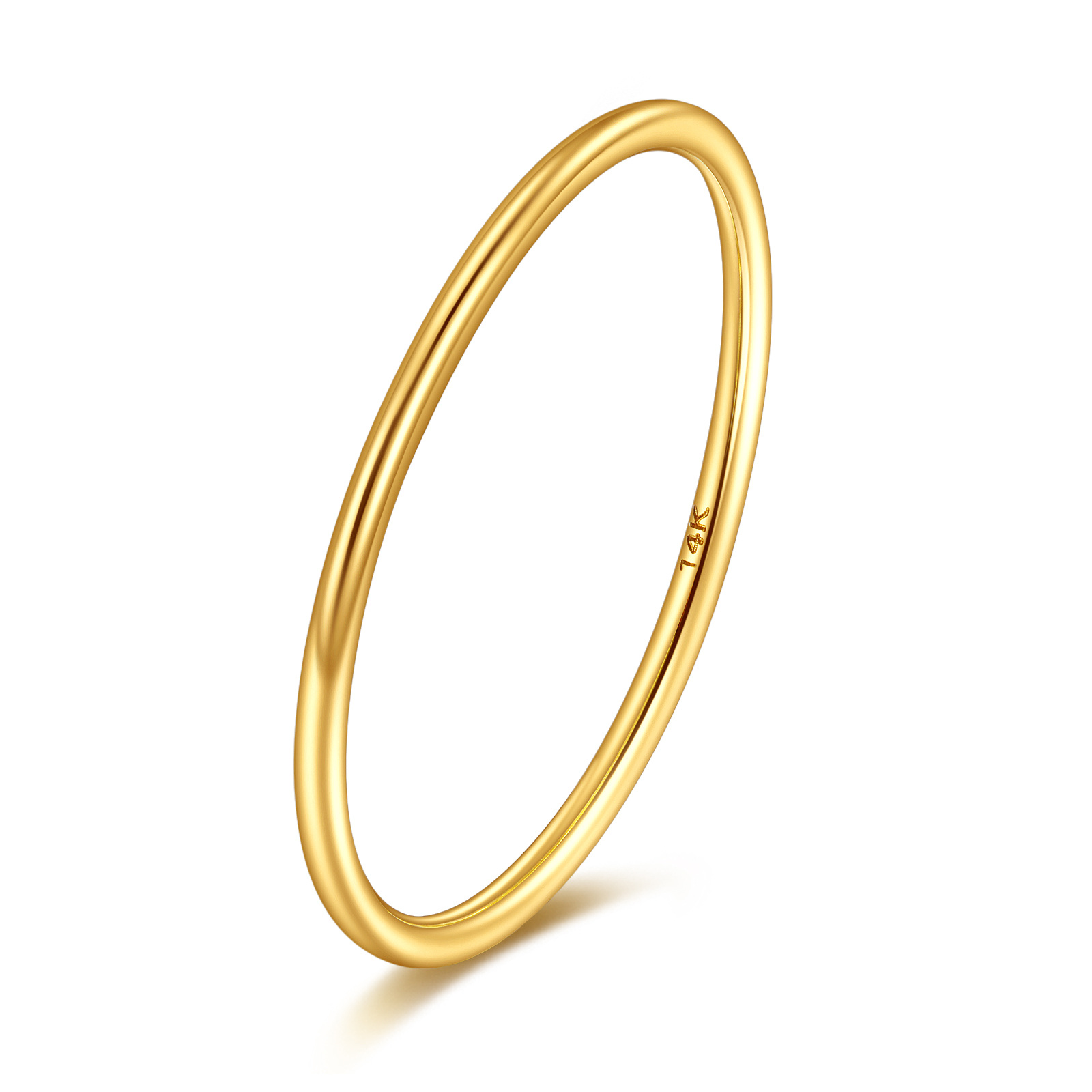 14K Gold Stackable … - image