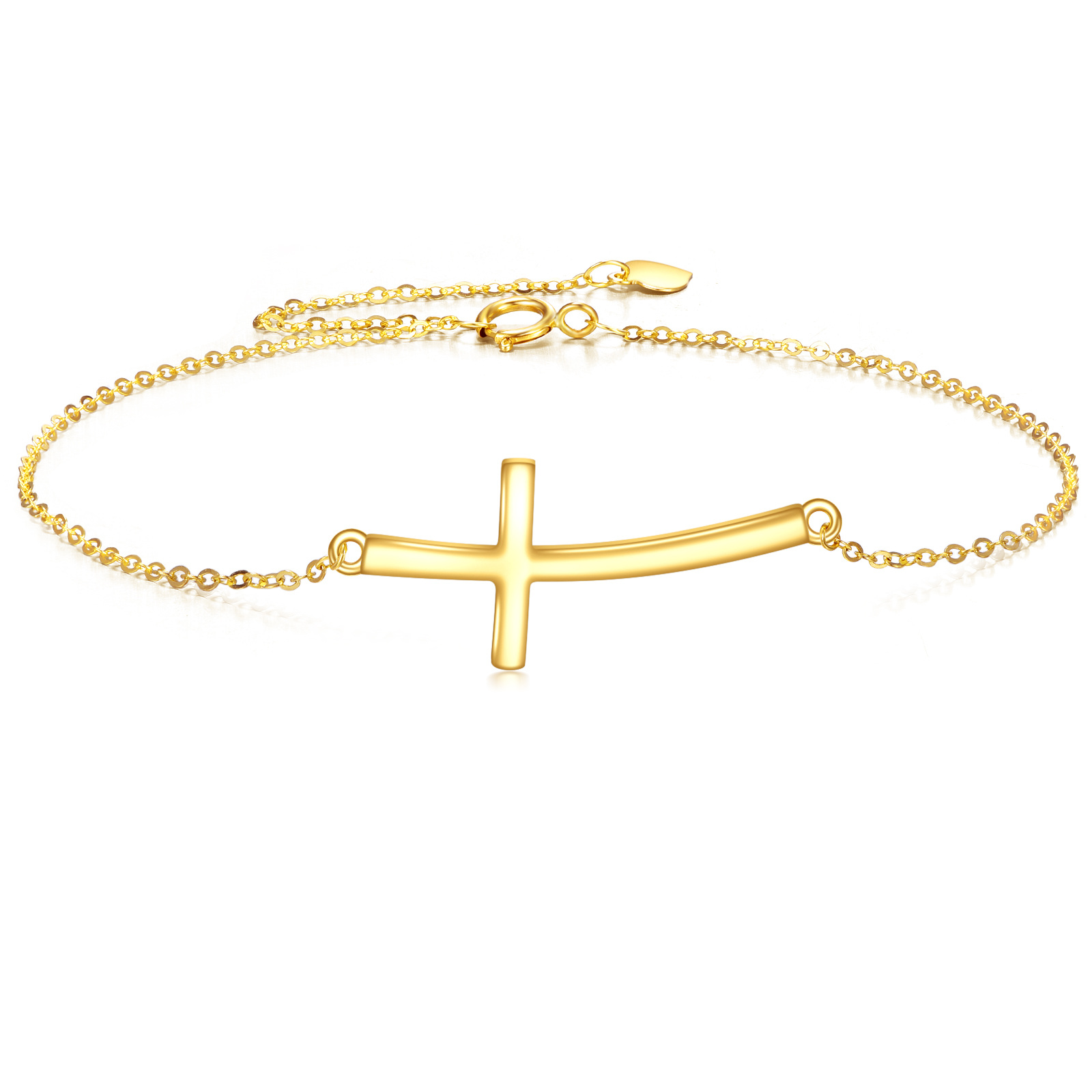 14K Gold Cross Char… - image