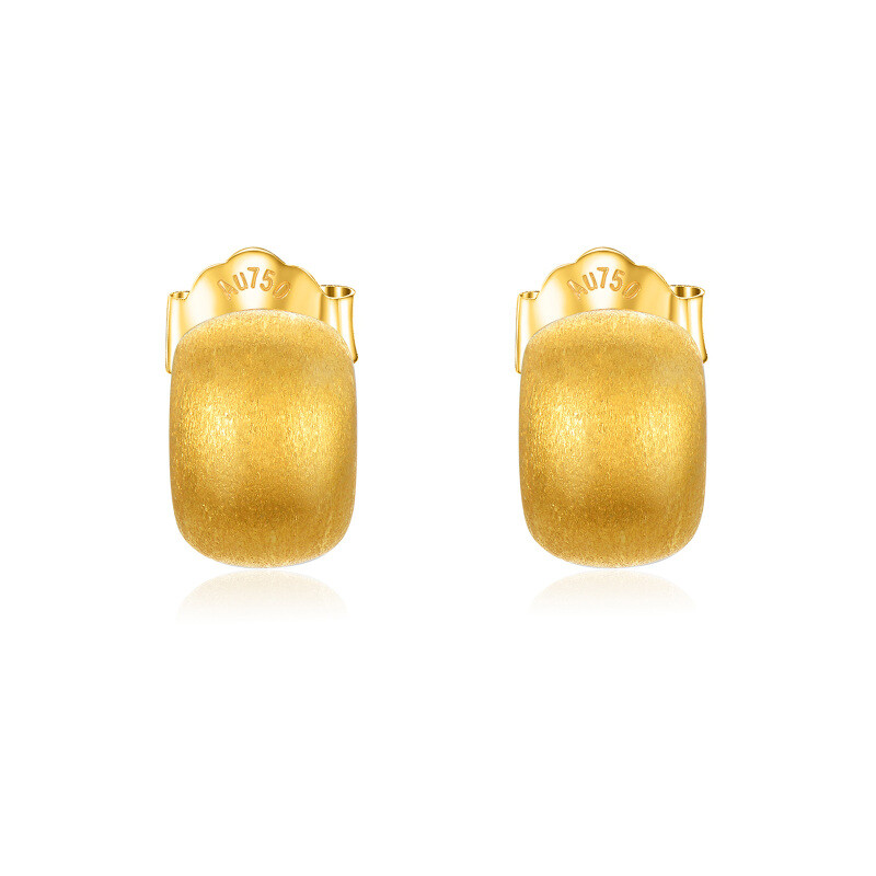 Pendientes de pareja de oro de 10 quilates-1