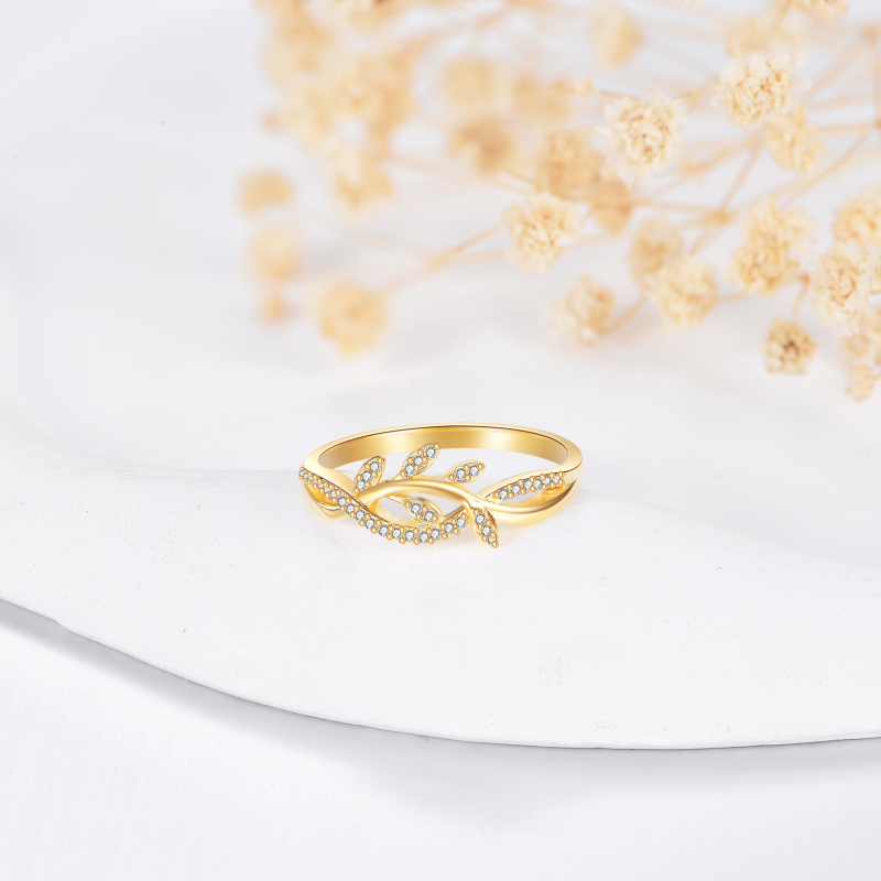 14K Gold Lab-Grown Diamond Personalized Wedding Ring for Women-3
