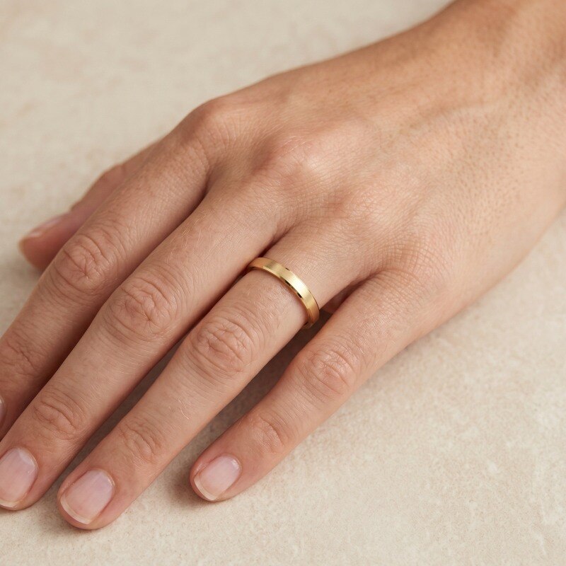 14K Gold Wedding Ring for Men-2