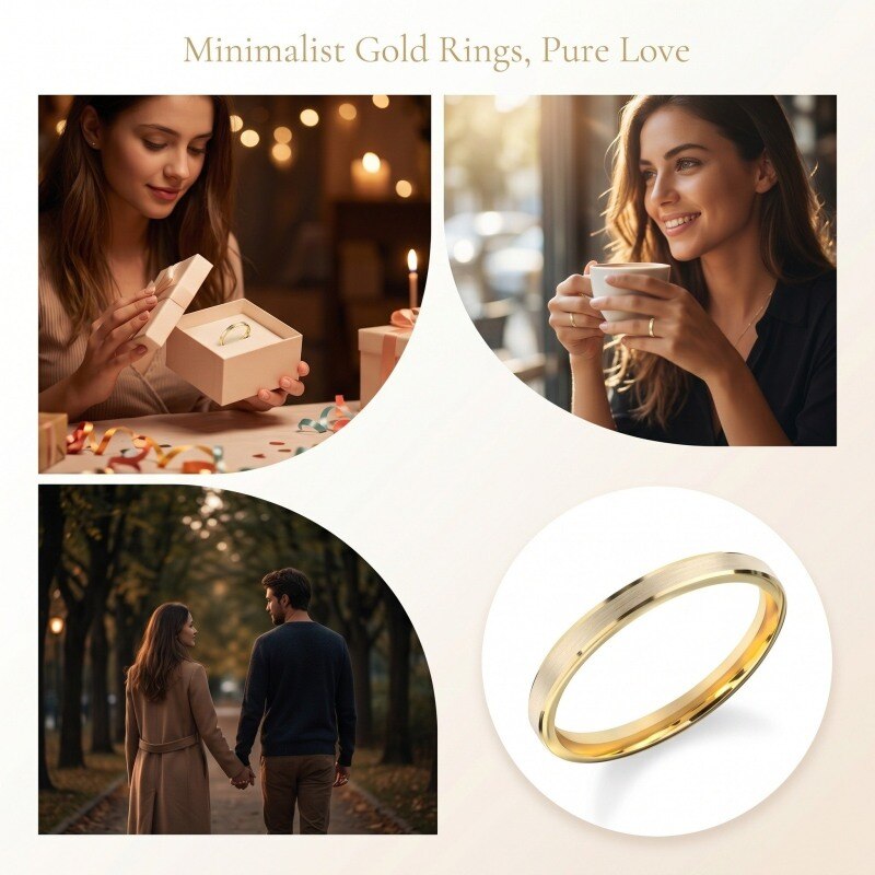14K Gold Wedding Ring for Men-4
