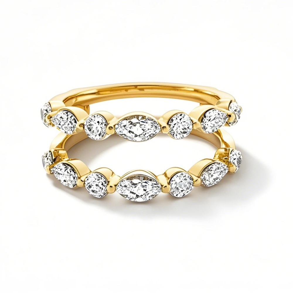 10K Gold 1.5 CT. T.W Lab Created Diamond Engagement Ring D Color VVS1 Clarity 3EX IGI Certified-1