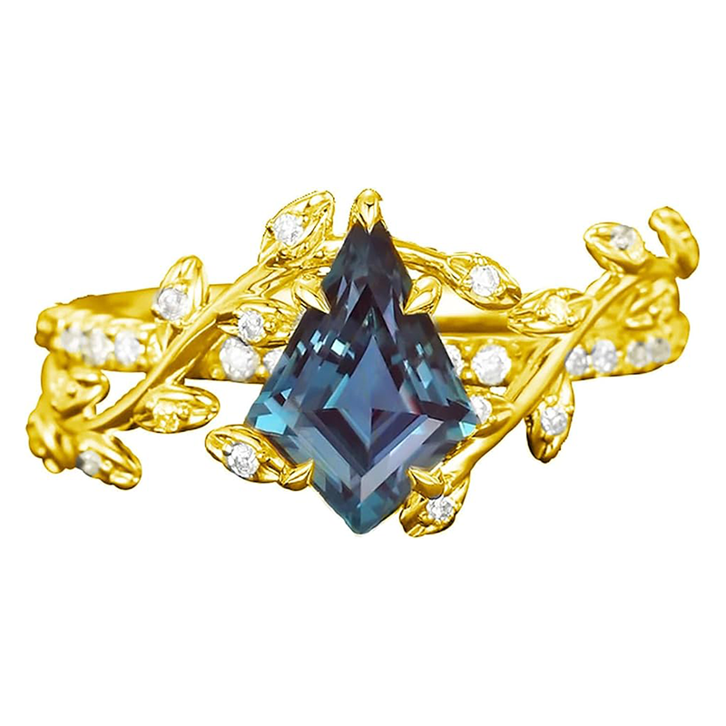 10K Gold Alexandrit… - image