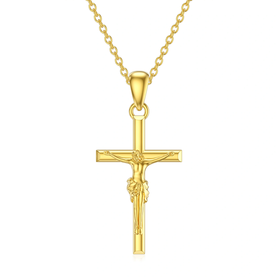 10K Gold Ankh Metal Choker Necklace