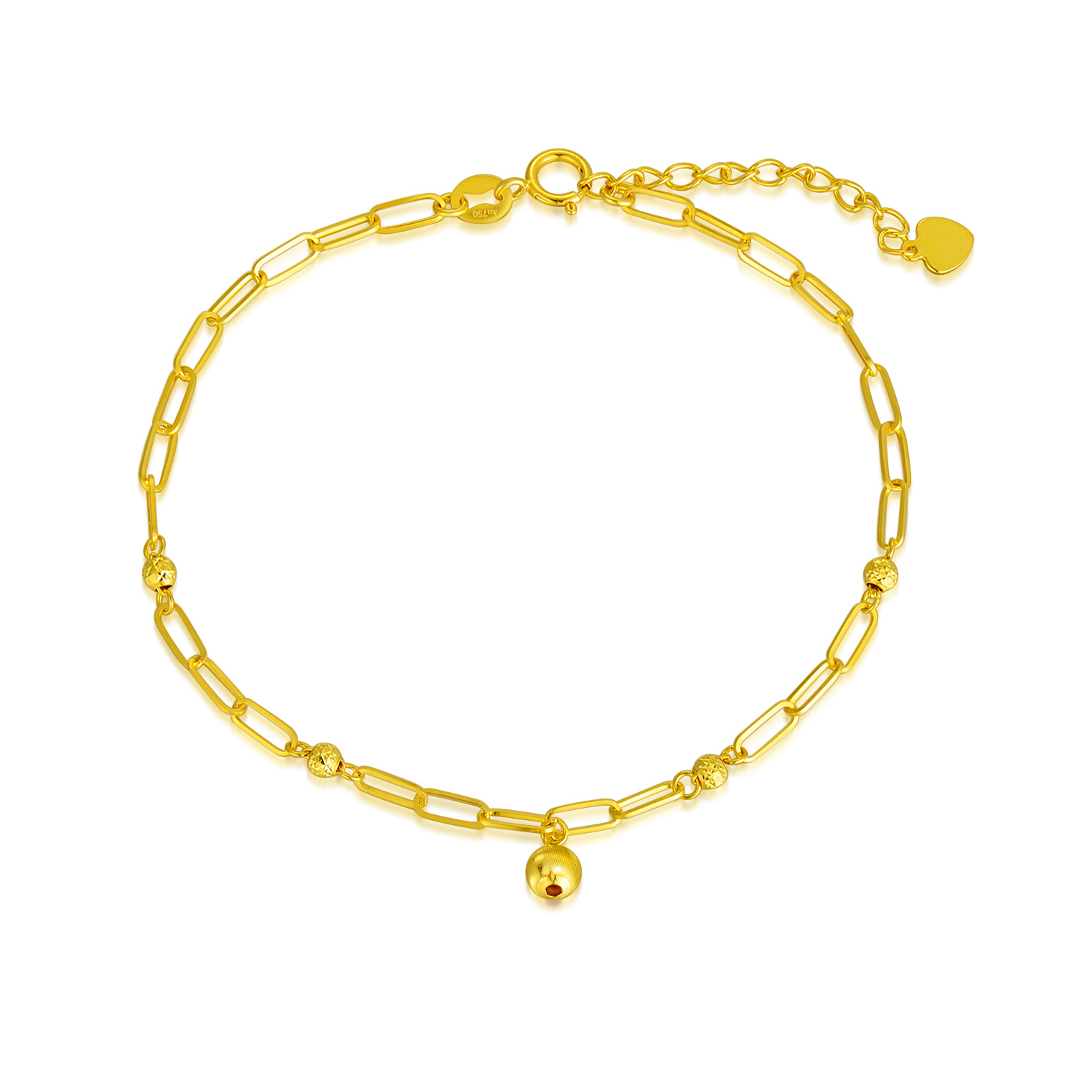 18K Gold Bead Paper… - image