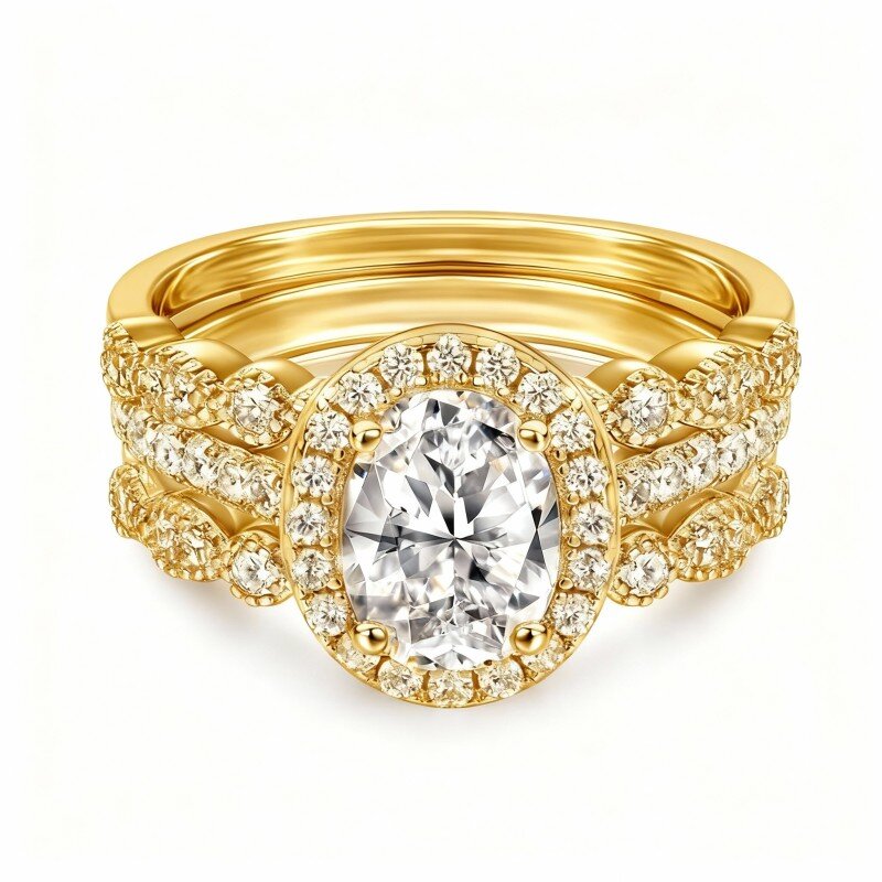 14K Gold Bridal Set-1