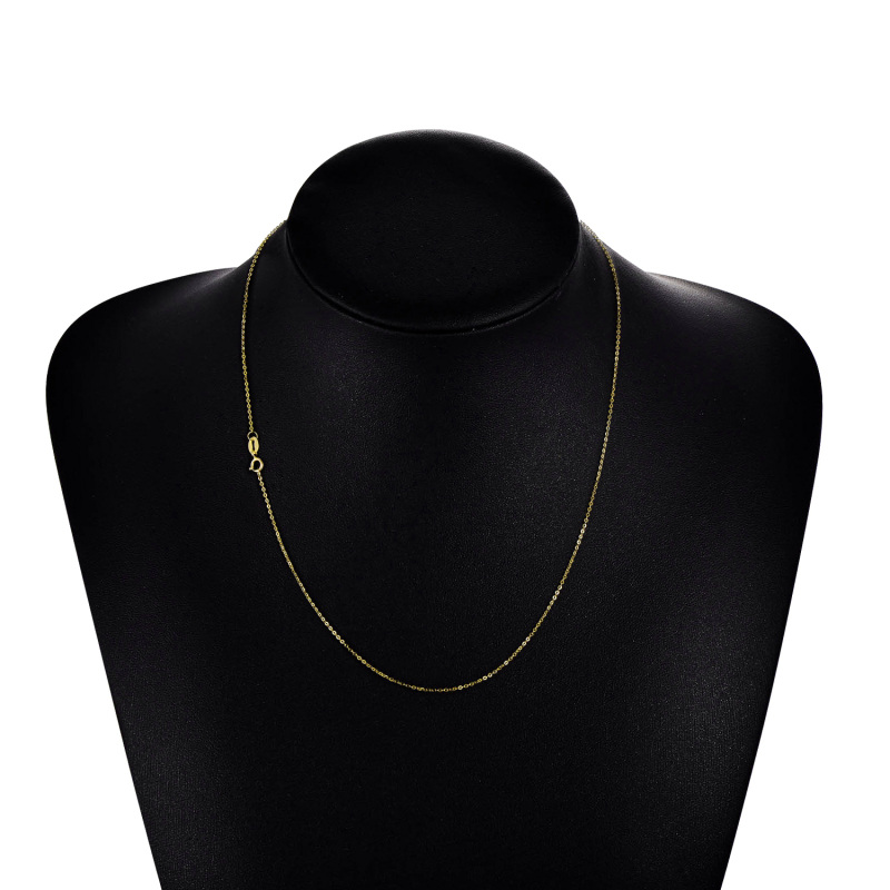 Colar de corrente de cabo de ouro 14K-2