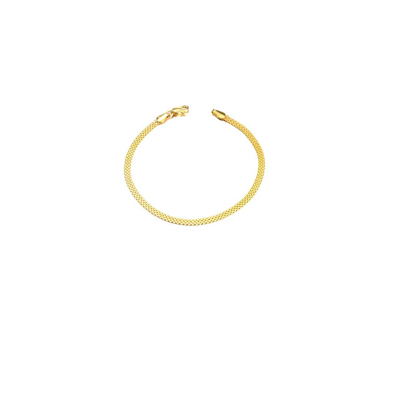 Bracciale a catena in oro 14K-1