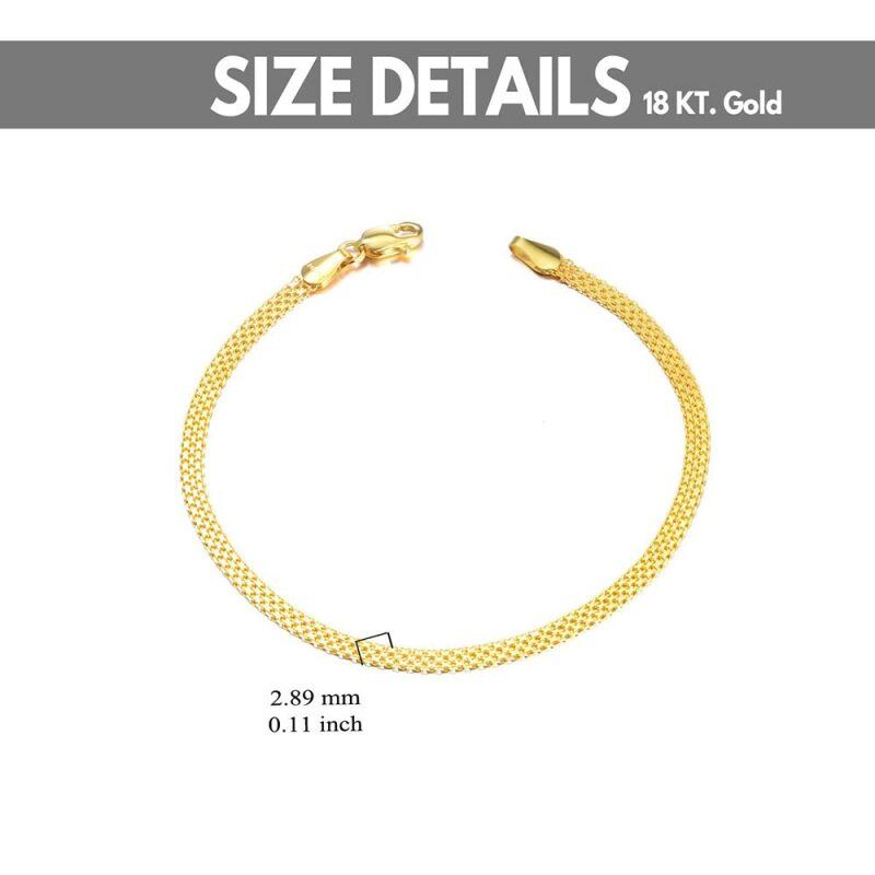 Bracelet chaîne en or 18 carats-5