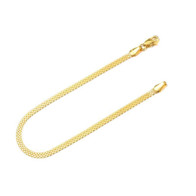 18K Gold Kette Armband-4