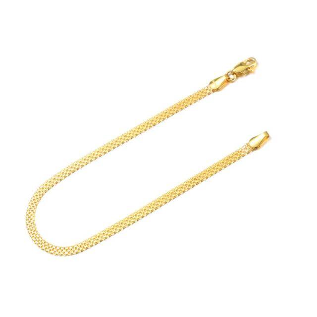 18K Gold Chain Bracelet-4