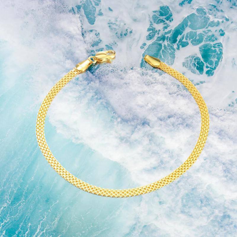 Bracelet en chaîne en or 18K-6