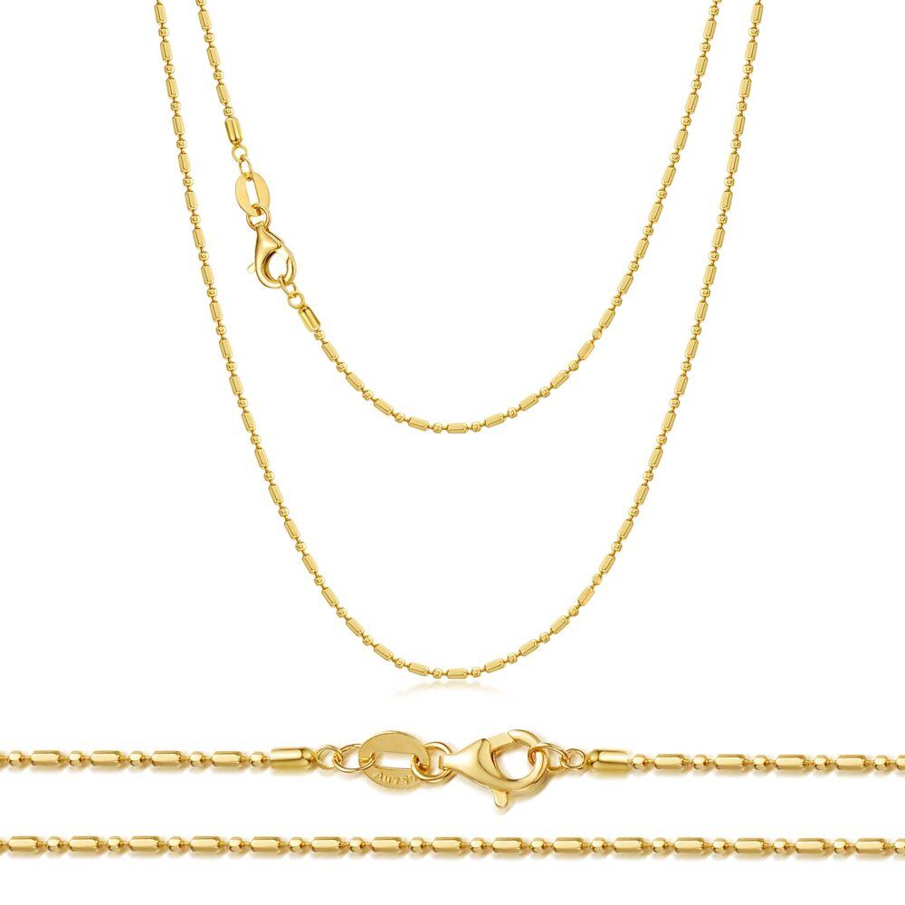 10K Gold Chain Necklace-1