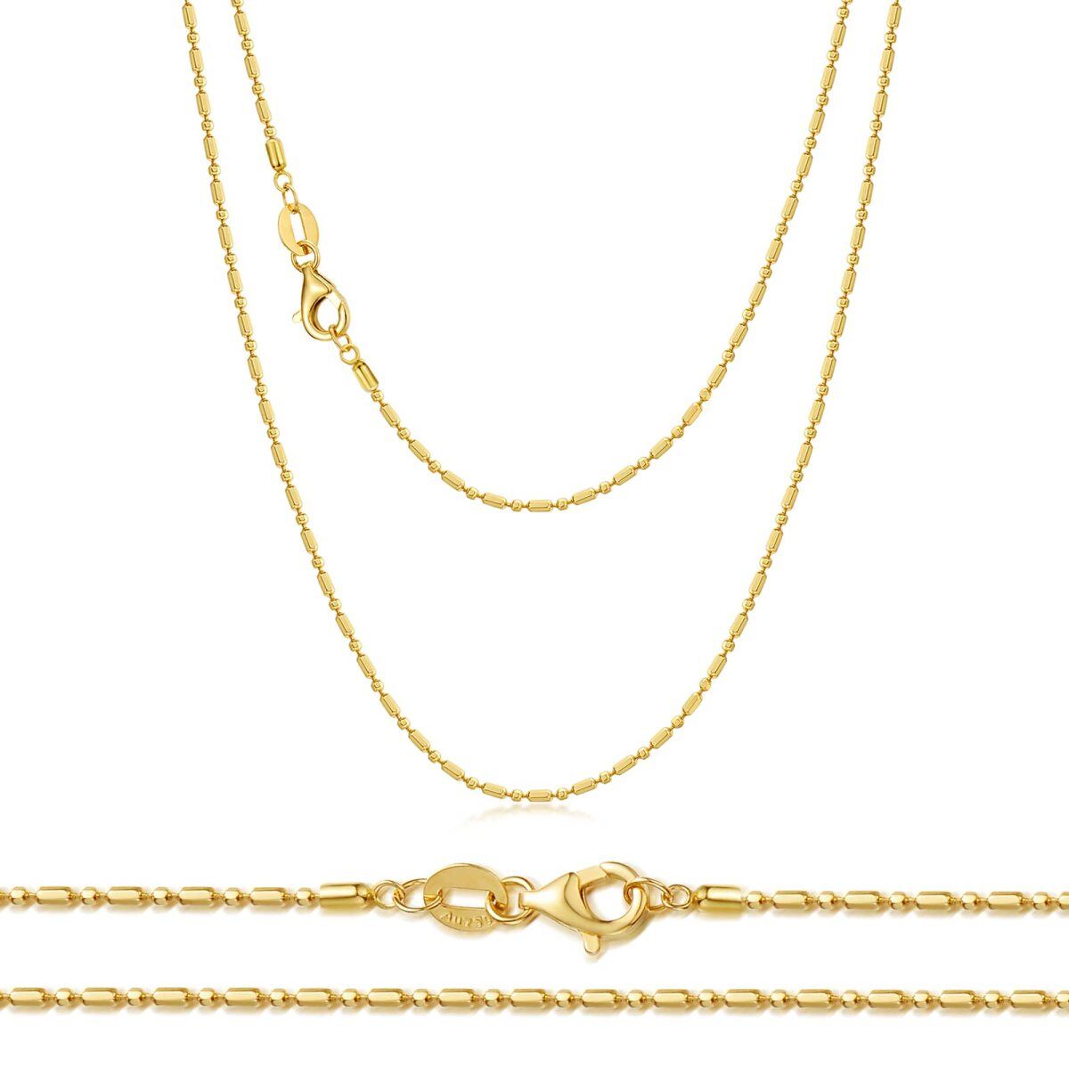 10K Gold Chain Necklace-1