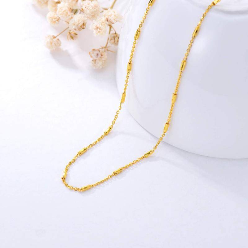 Colar de corrente Chopin em ouro de 10K-5