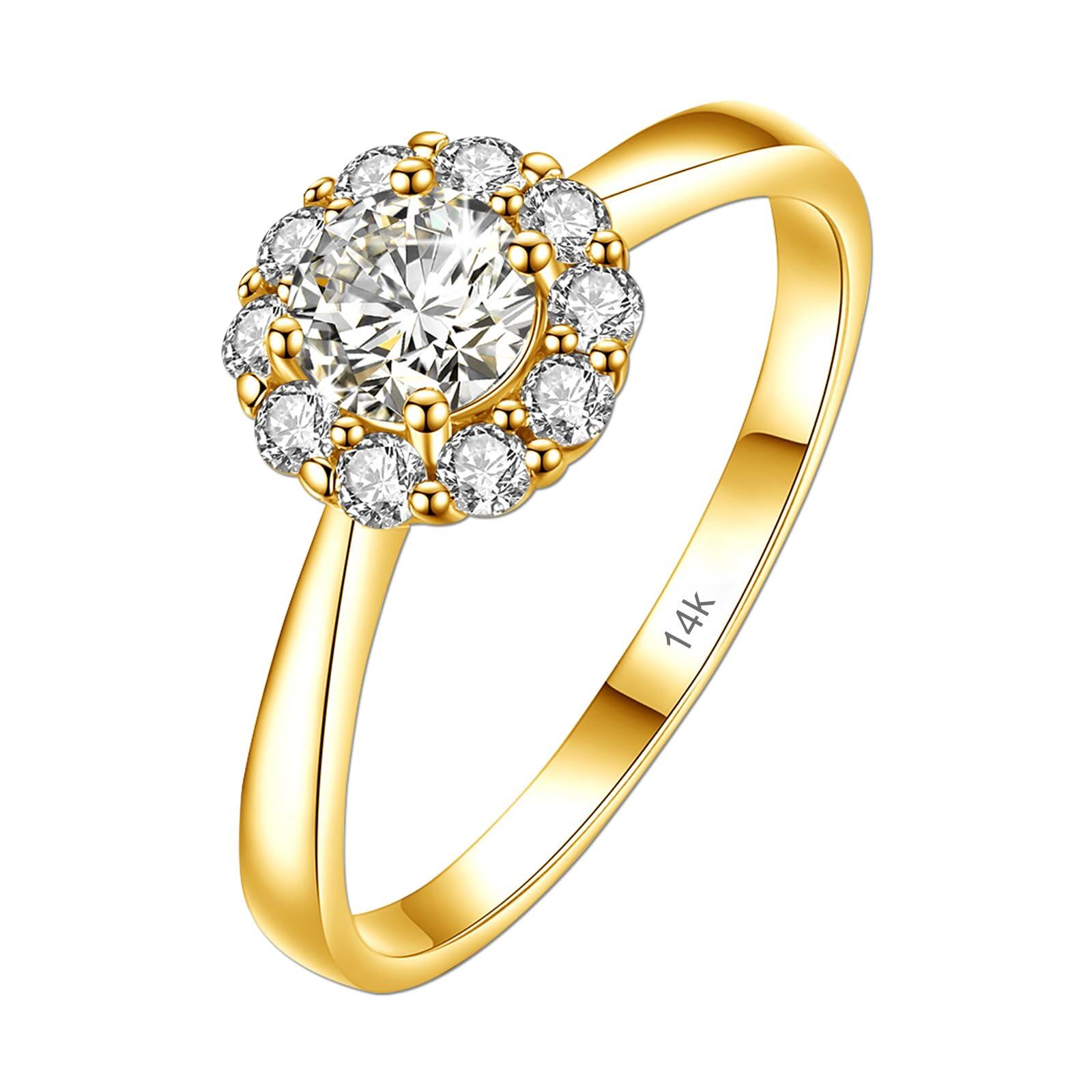 10K Gold Round Shap… - image