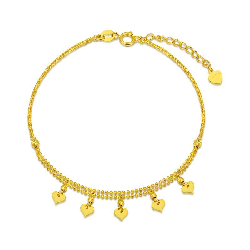18K Gold Heart Char… - image