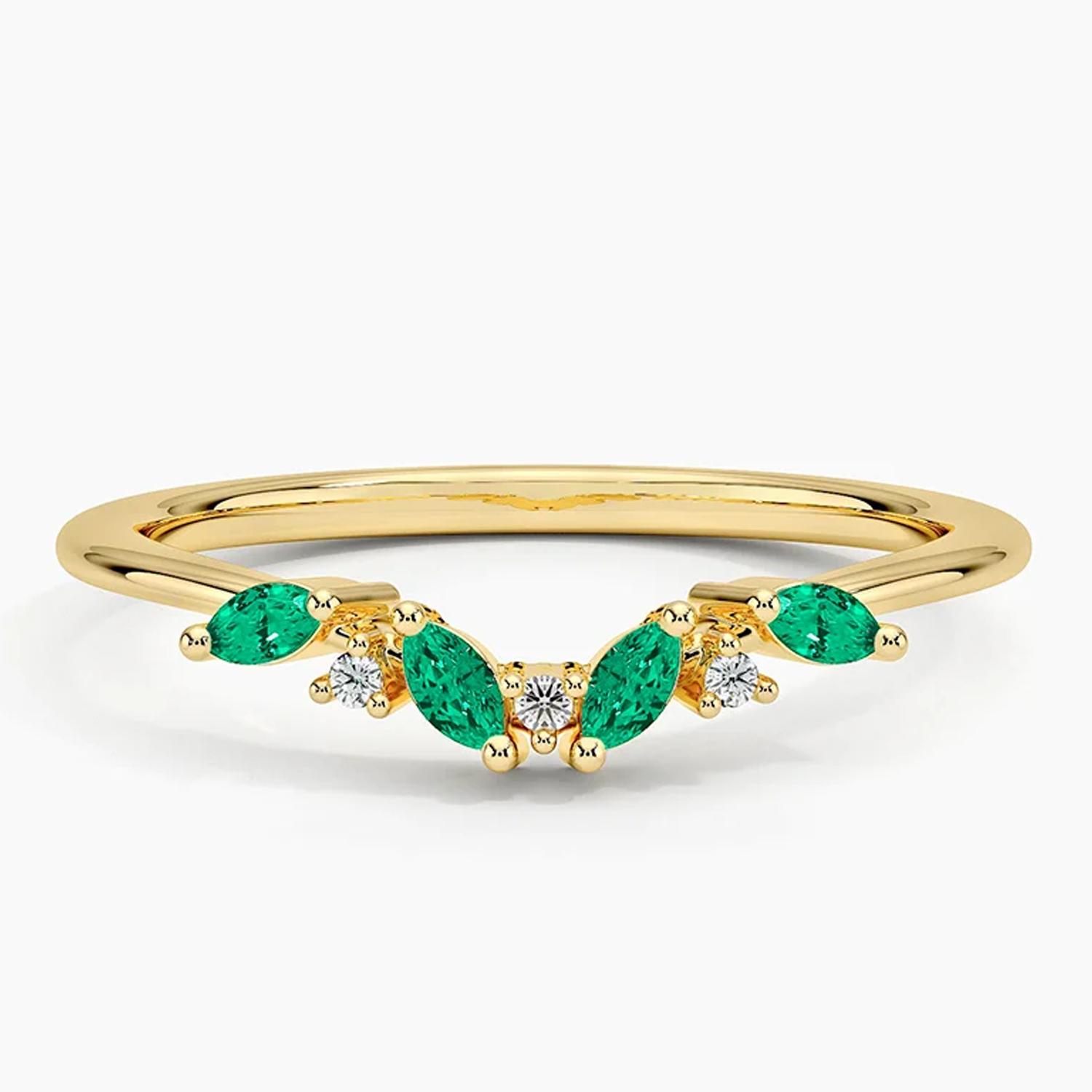 18K Gold Round Shap… - image