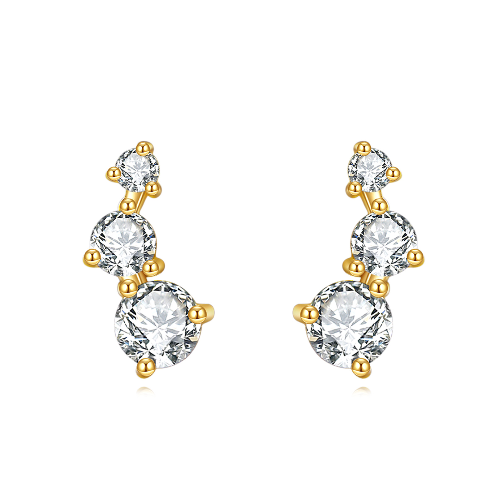 14K Gold Moissanite… - image