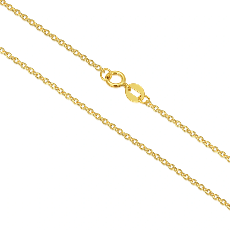 10K Gold Mother Metal Choker Necklace-1