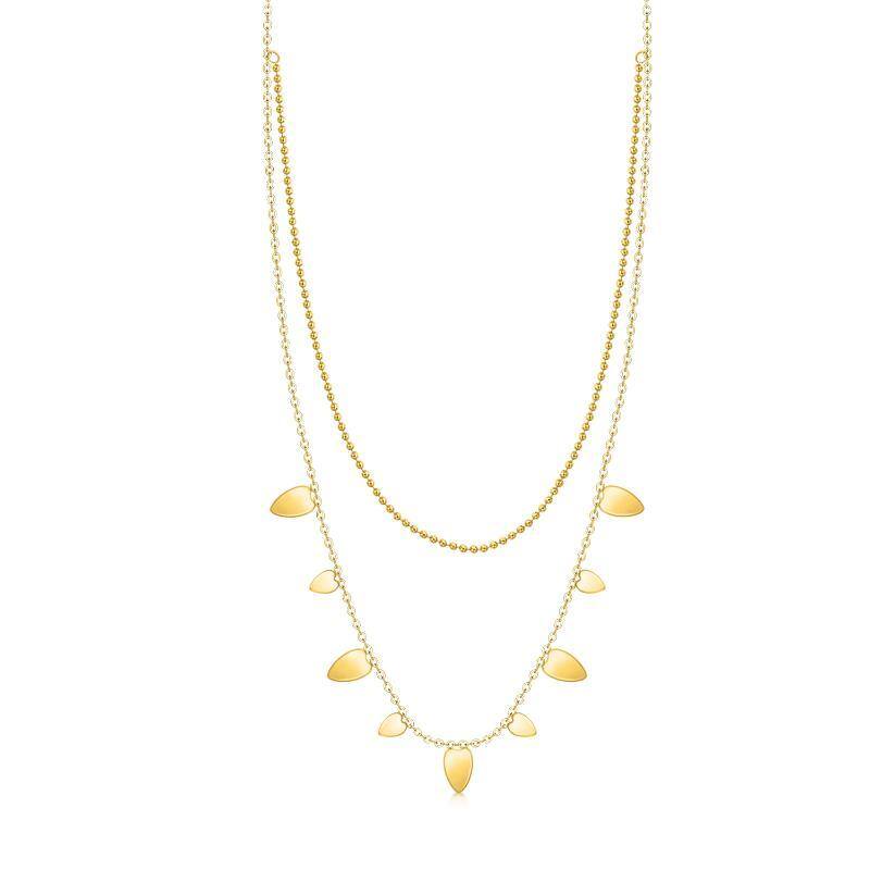 18K Gold Pendant Necklace-1