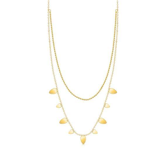 18K Gold Pendant Necklace