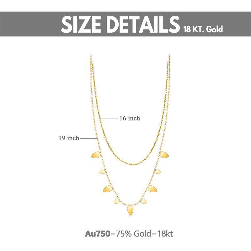 18K Gold Pendant Necklace-3