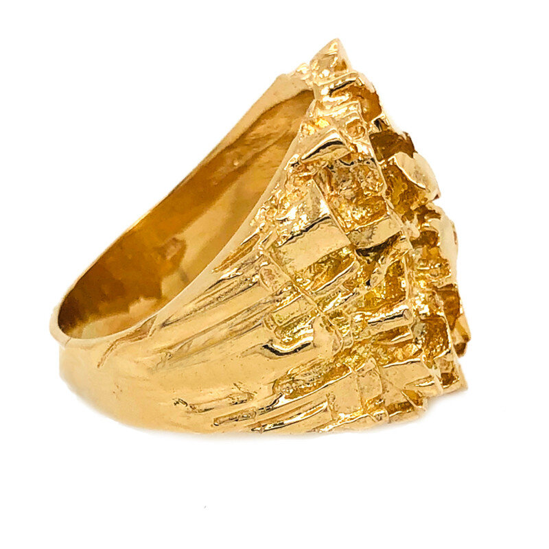 10K Gold Ring for Men-2