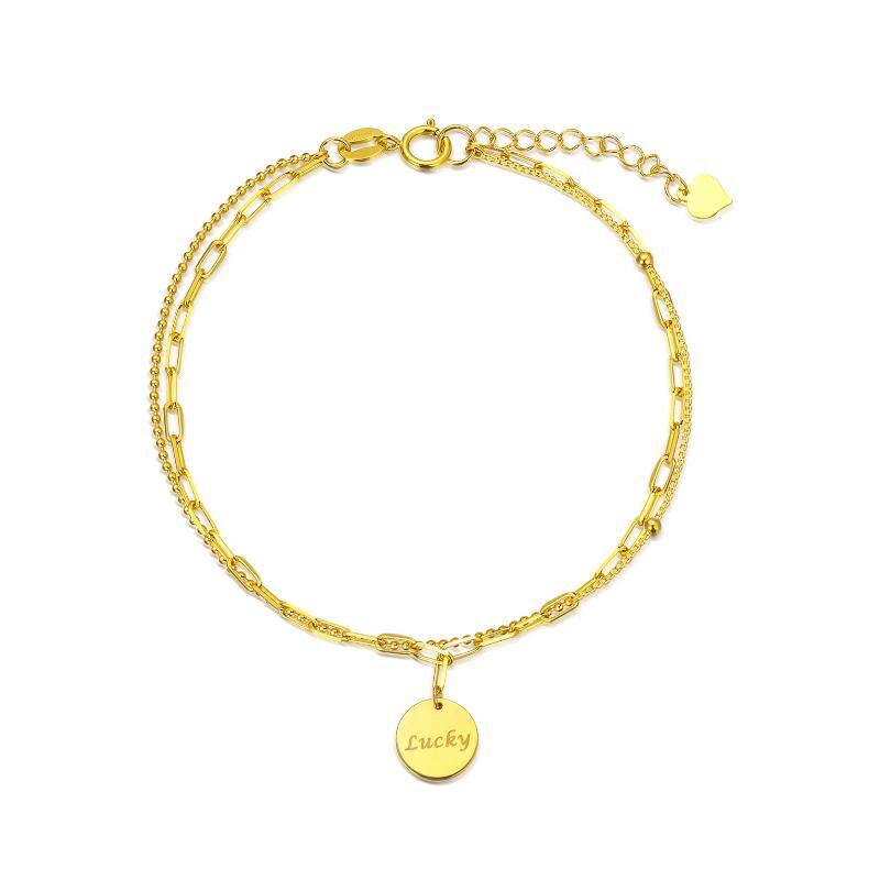 18K Gold Round Char… - image
