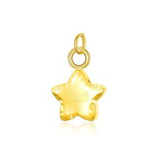 10K Gold Star Pendant Charms-33