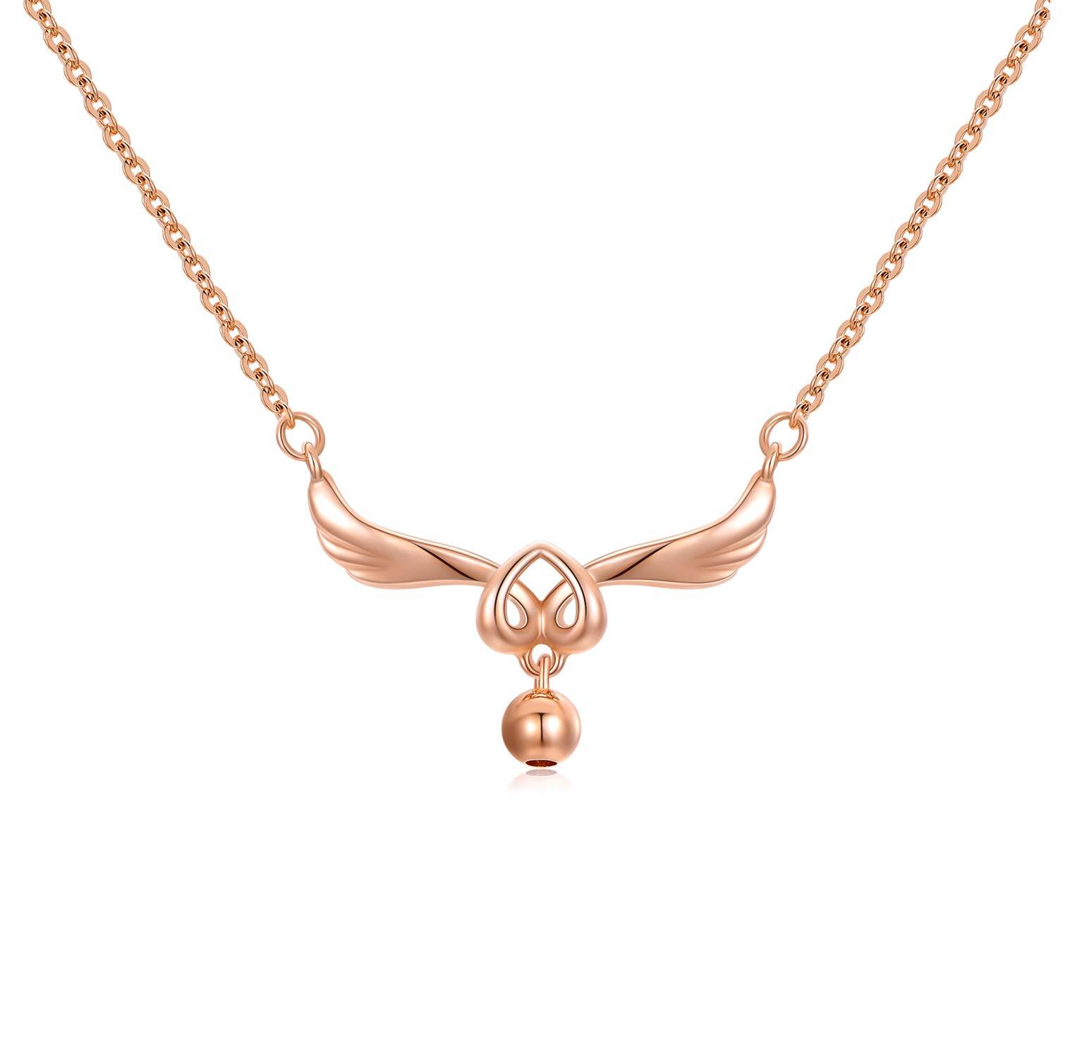 18K Rose Gold Angel… - image