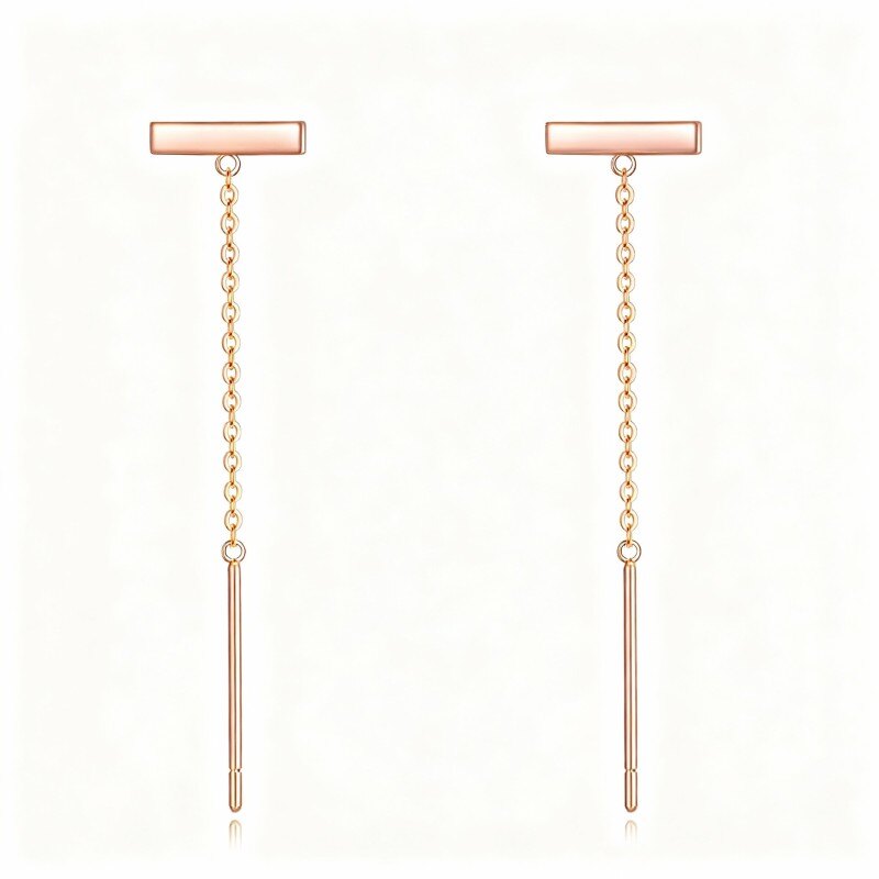 Ohrhänger aus 18-karätigem Roségold-1