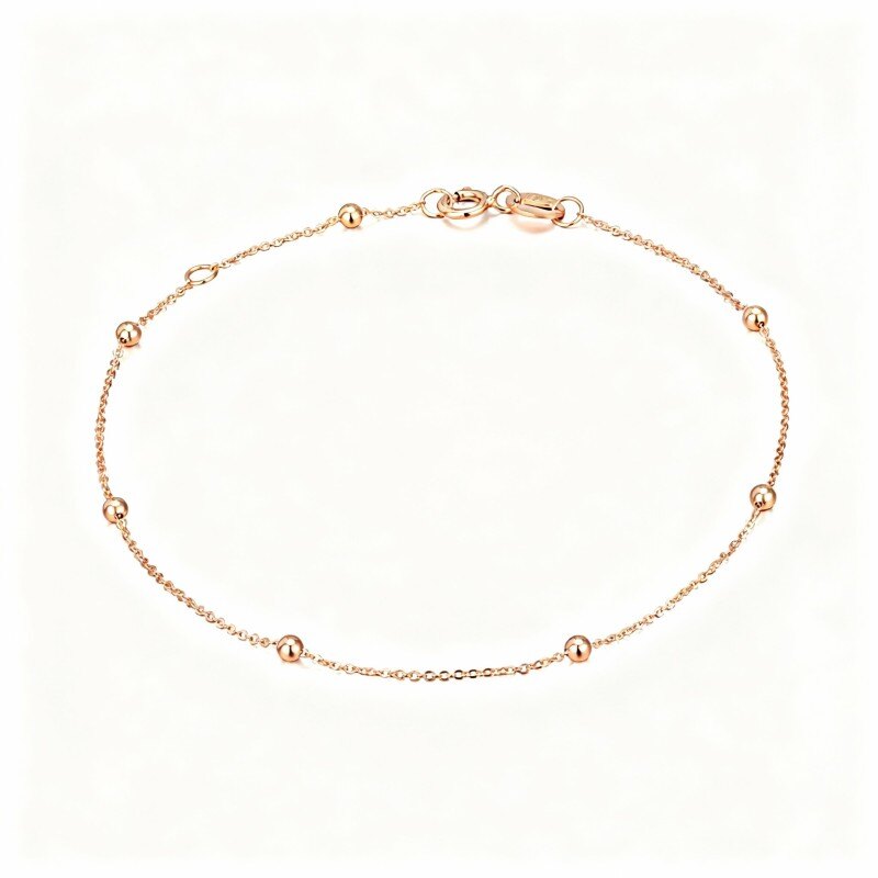 Armband aus 10-karätigen Roségoldperlen-1
