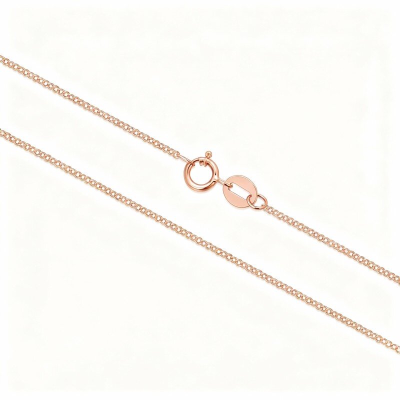 18K roségouden kabelketting-1