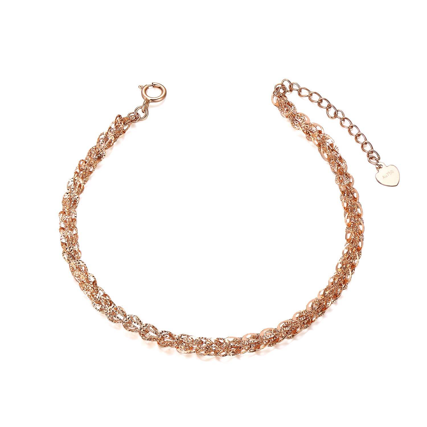 18K Rose Gold Chain… - image