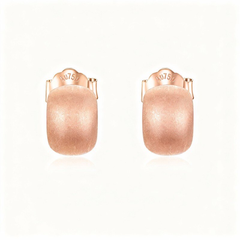 Kolczyki dla par z 14-karatowego różowego złota-1