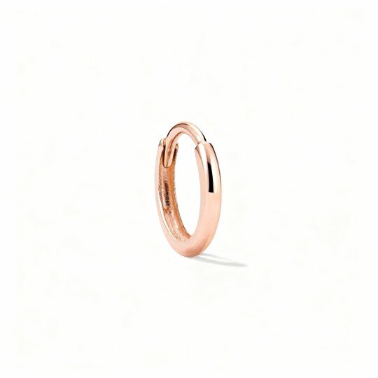 10K Rose Gold Hoop Earrings
