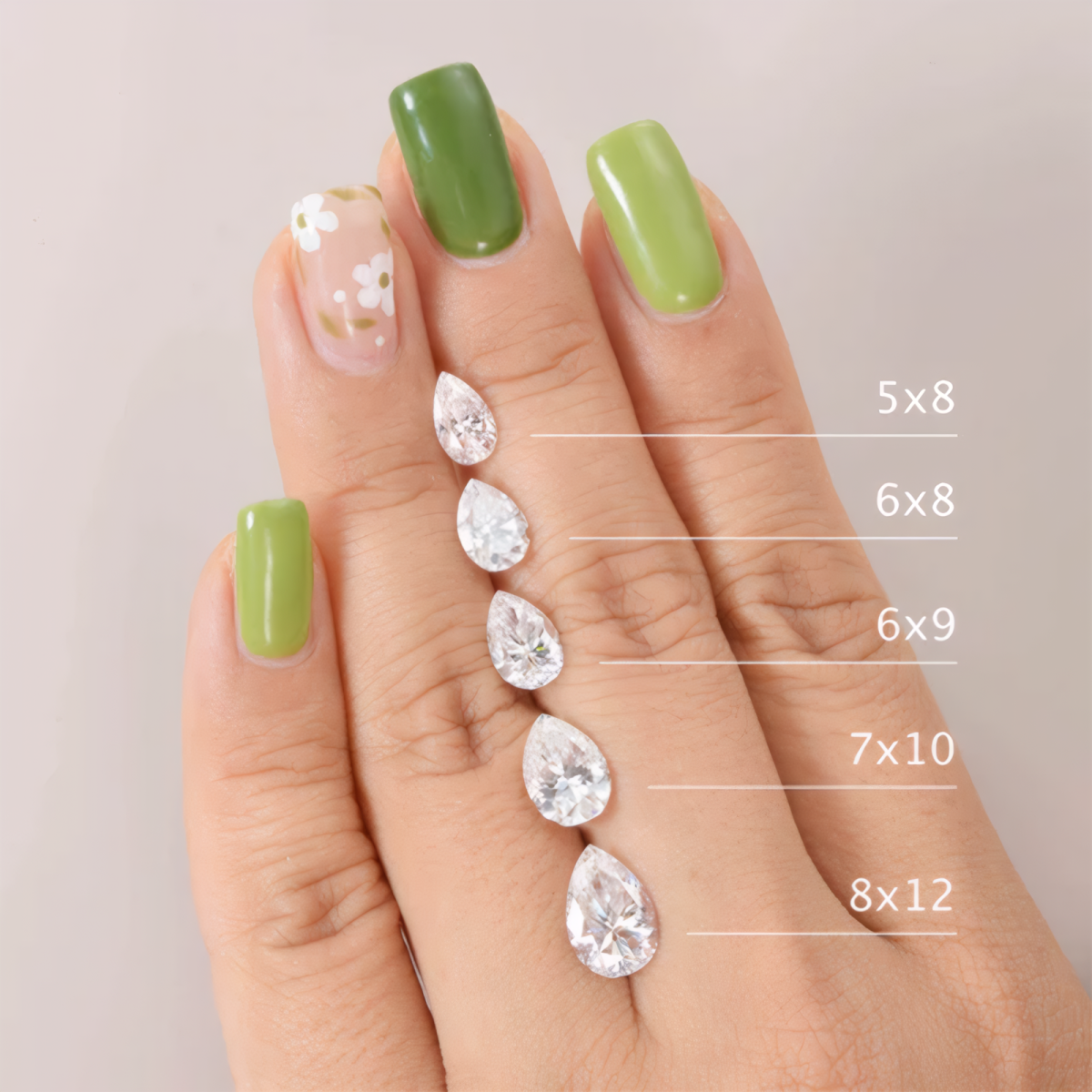 Ovaler Ring aus Sterlingsilber mit dreifarbigem Moosachat-7
