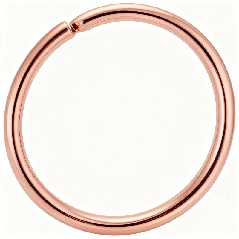 Kolczyk do nosa Sisters z 14-karatowego różowego złota-1