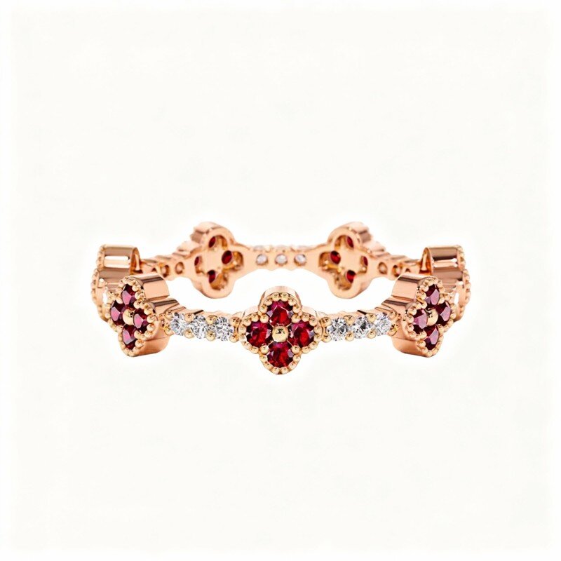 18K Rose Gold Wedding Ring-1