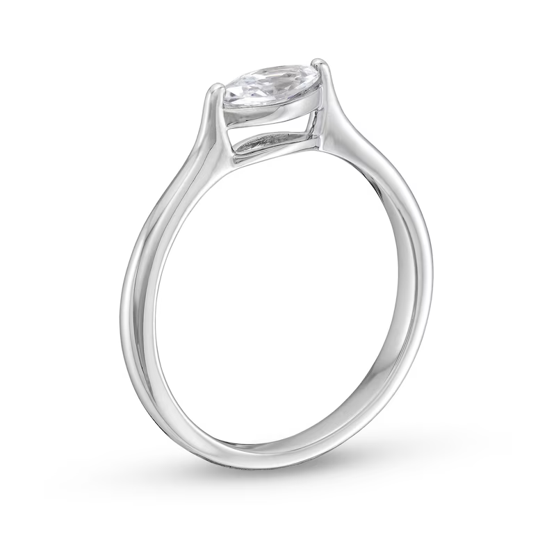 10K Gold 0.5 to 3 CT Marquise Diamond Custom Engagement Ring VVS1-VS1 Clarity 3EX IGI Certified-3