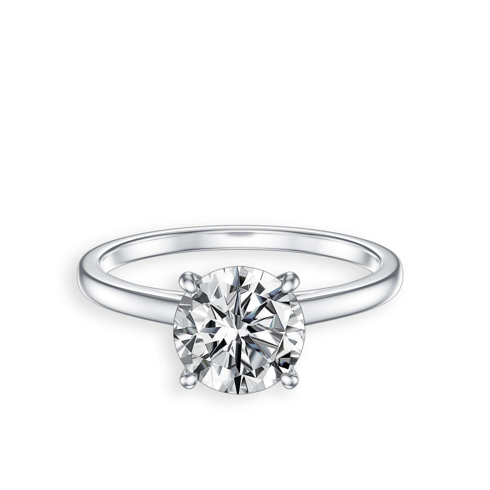 18K White Gold 0.5 … - image