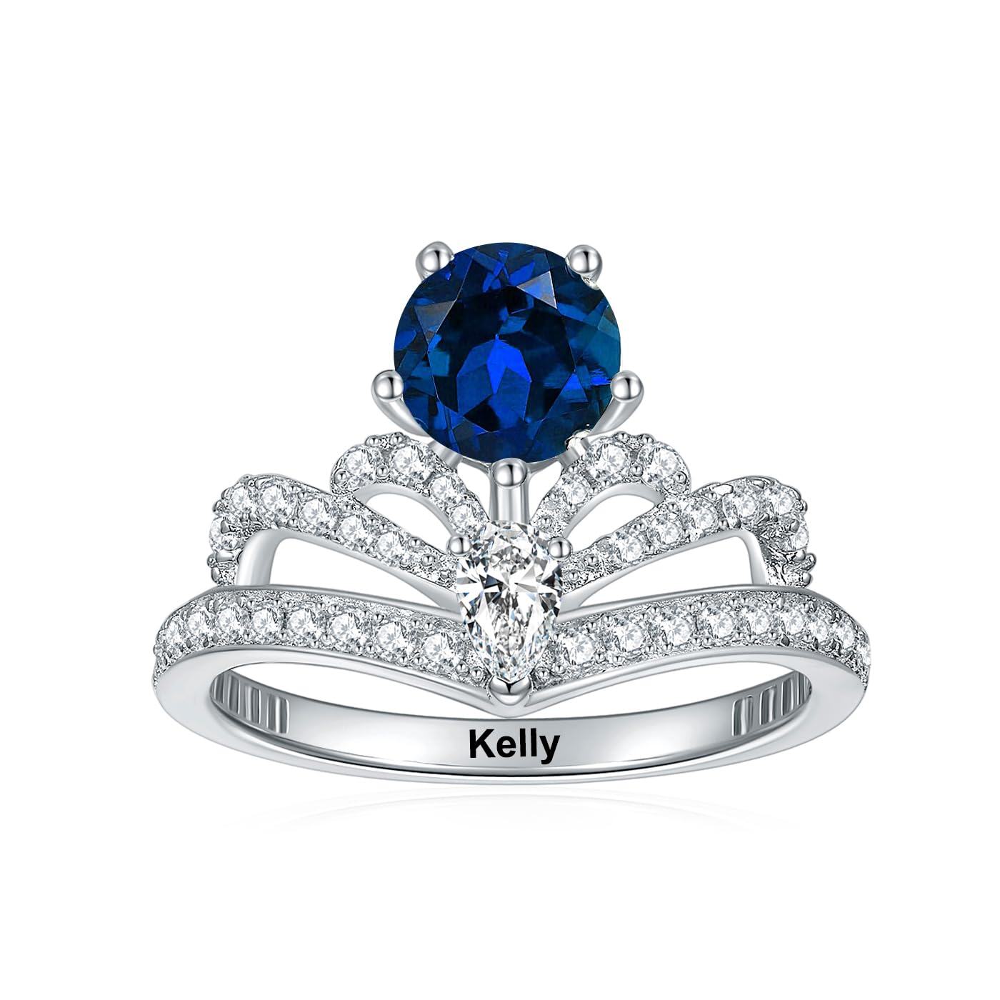 10K White Gold Roun… - image