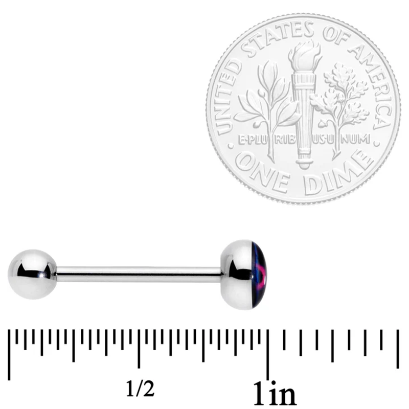Gioielli per la lingua in argento sterling per coppie-4