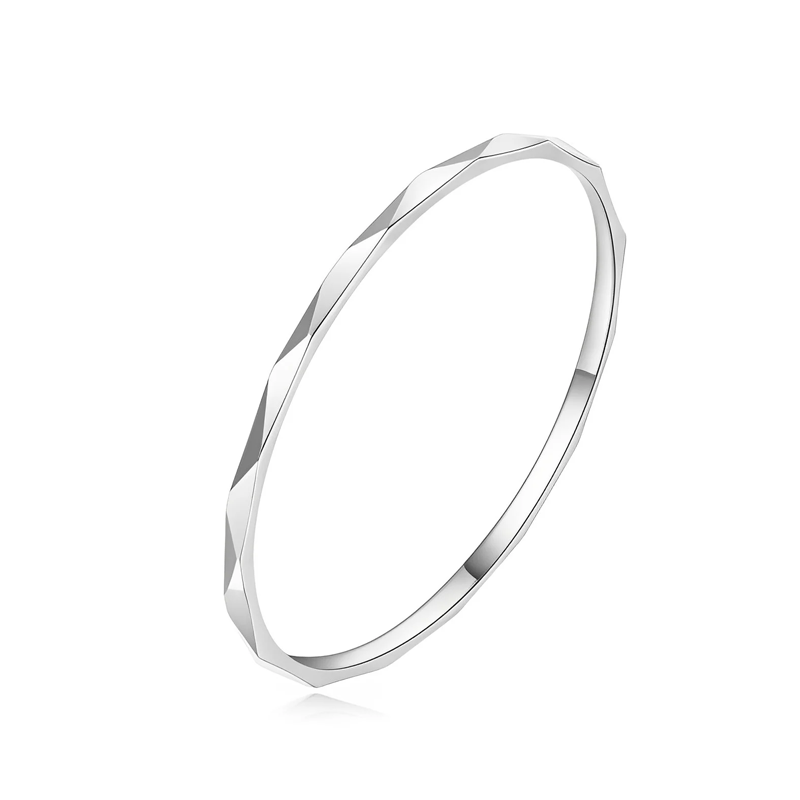 10K White Gold Custom Engraving Ring-2