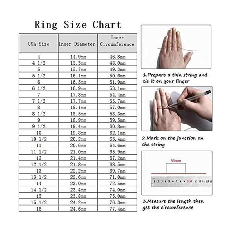 Sterling Silver Moissanite Personalized Engraving & Engagement Ring-5