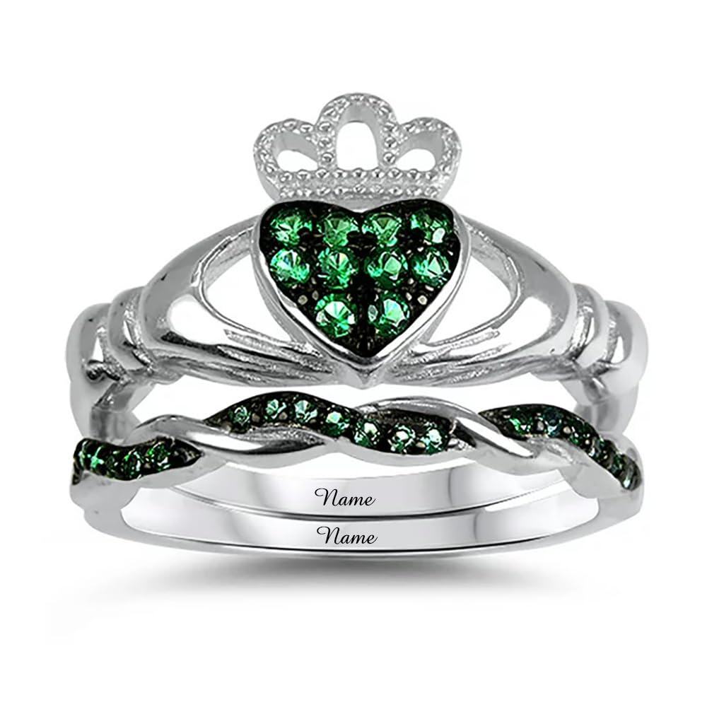 10K White Gold Cubi… - image