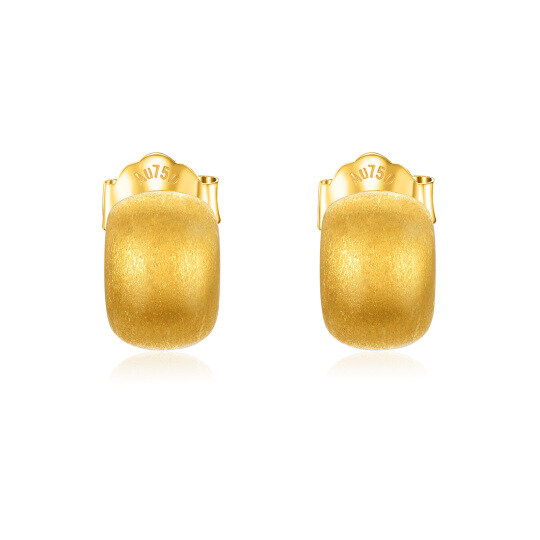 10K Gold Couple Stud Earrings